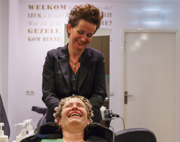 Kapster Jolanda Borgstein van JoJo's Hairstyling in Culemborg